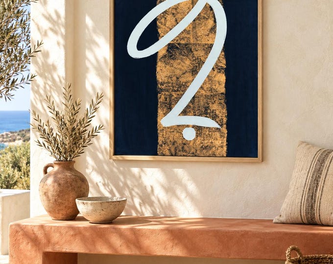 Signo Solar: Original Contemporary Abstract Digital Wall Art — presentación de la obra