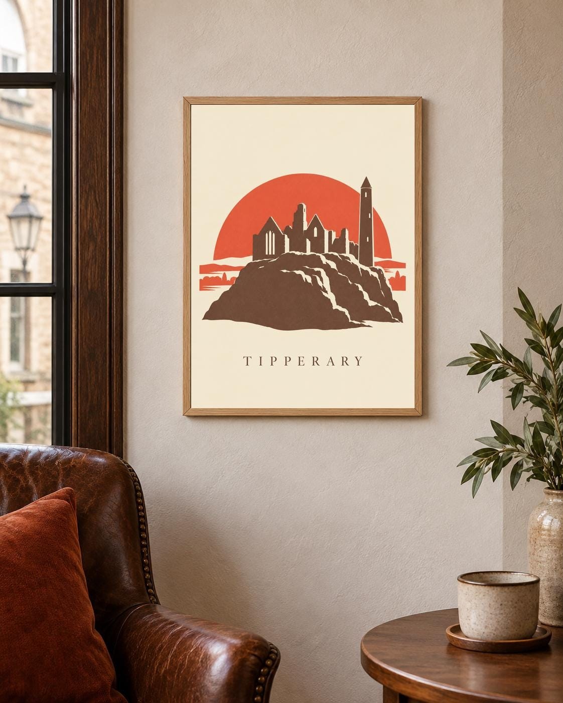 Tipperary Rock of Cashel Print | Irish Wall Art Digital Download — presentación de la obra