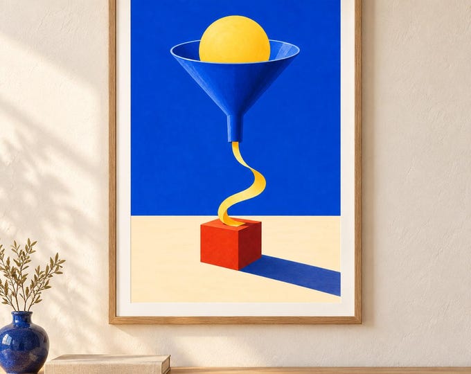 Sunlight Funnel Art | The Funnel of Morning | A2 Printable Digital Download — presentación de la obra